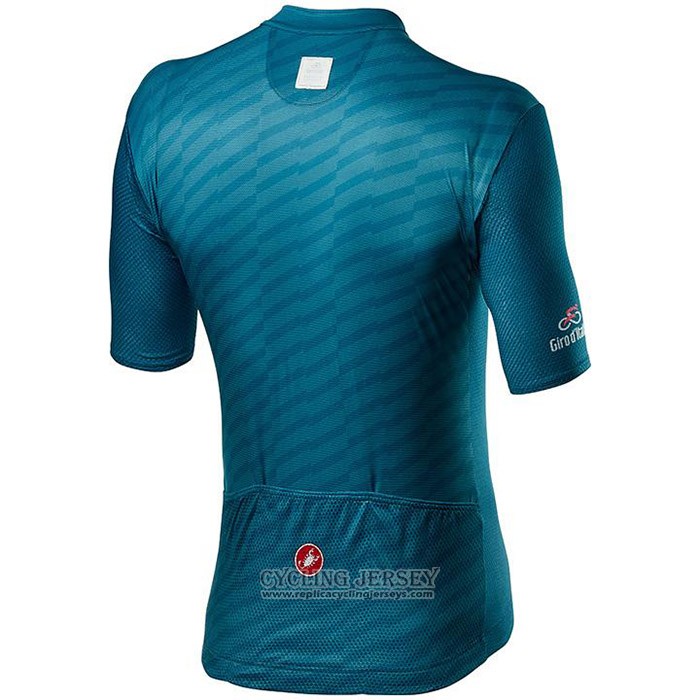 2020 Cycling Jersey Giro D'italy Sky Blue Short Sleeve And Bib Short